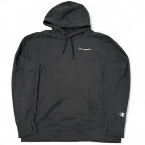 Champion Men's Dark Gray Hoodie Large